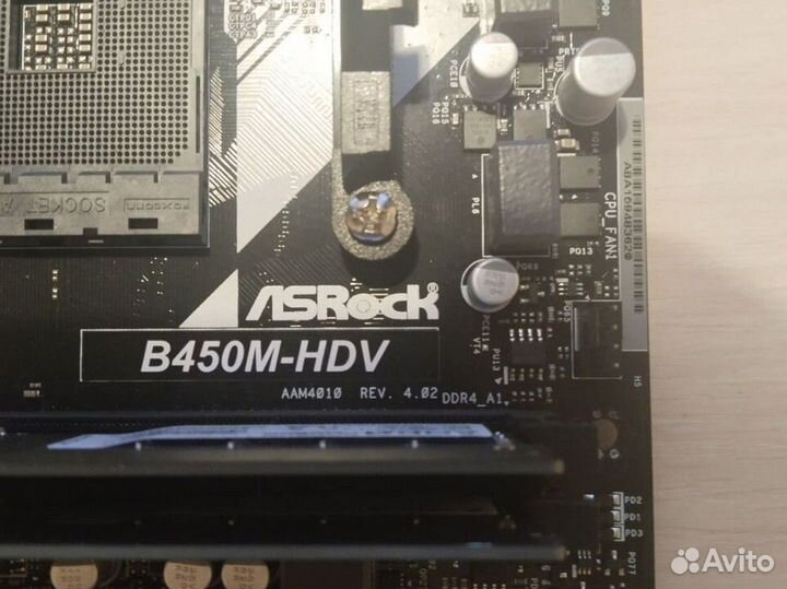 Материнская плата b450 + 16gb ddr4