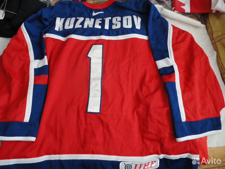 Хоккейный свитер игровой Сборная России №1