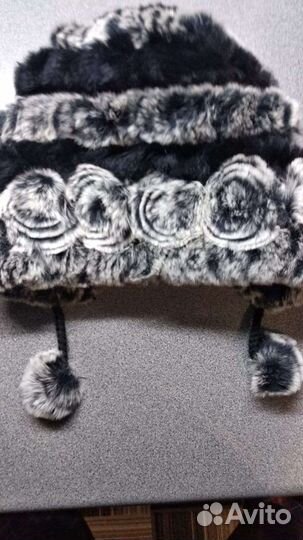 Шапка новая зимняя из кролика. Размер универсальн
