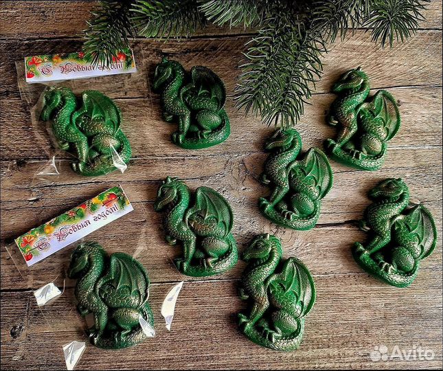 Мыло ручной работы дракон настоящий