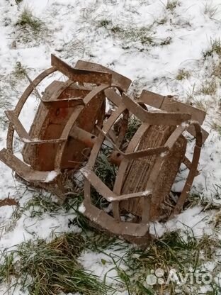 Металлические колёса для мотоблока