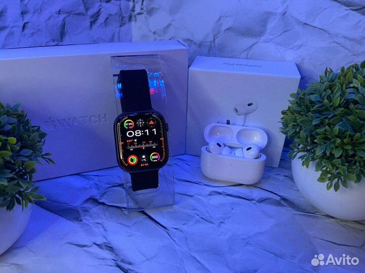 Apple Watch 9 + AirPods Pro 2 (На Гарантии)