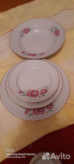 Столовый сервиз фарфор СССР