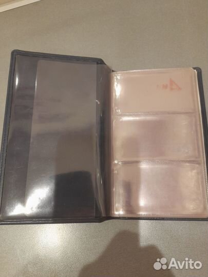 Визитница (96 визиток) с алфавитным блокнотом