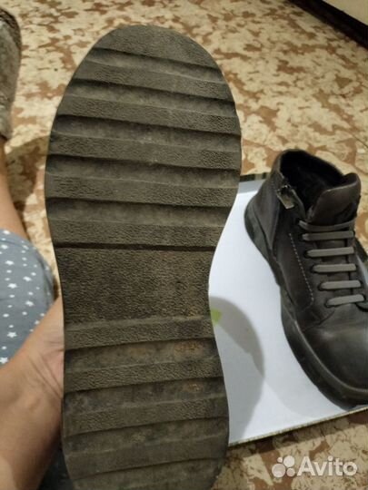 Ботинки зимние натуральная кожа 38