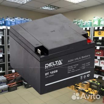 Аккумулятор ибп delta DT 1226 12V 26Ah