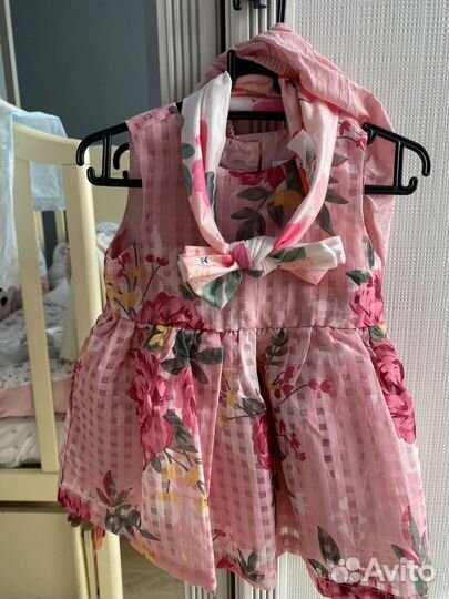 Платье childrens place 74 cm. Праздничное