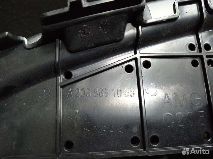 Задний бампер на mercedes w205 amg