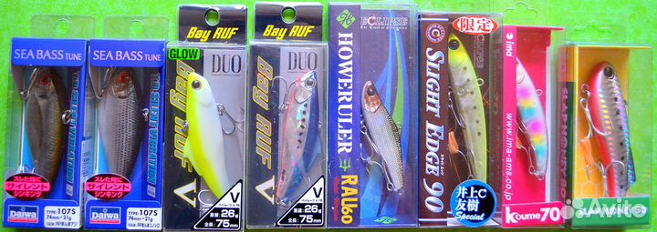 Ратлины-вибы:alter native,bassday,daiwa,eclipse