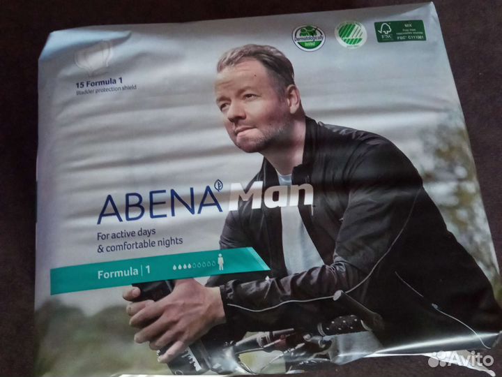 Мужские прокладки abena formula 1, 12 шт