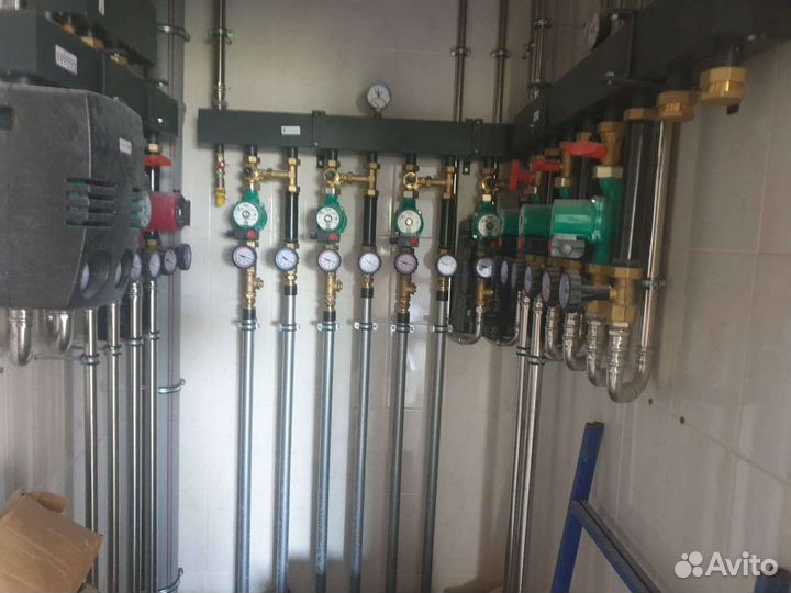 Монтаж отопления, водоснабжение