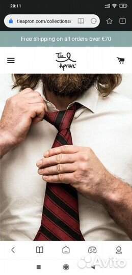 Галстук поварской фартук