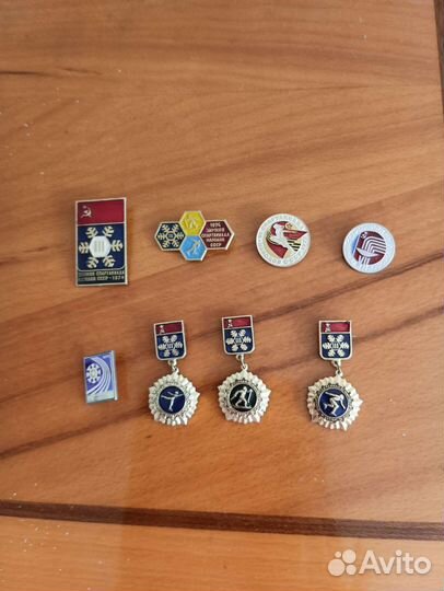 Спортивные значки СССР Спартакиада 1974 год