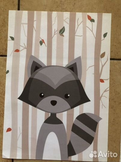 Постеры на холсте А4