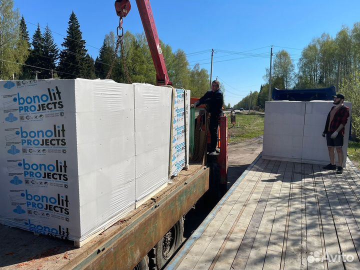 Газосиликатные блоки Бонолит с завода