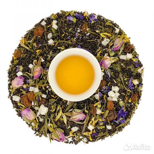 Чай зеленый и черный купаж 1001 ночь