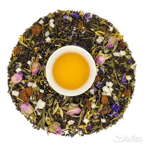 Чай зеленый и черный купаж 1001 ночь