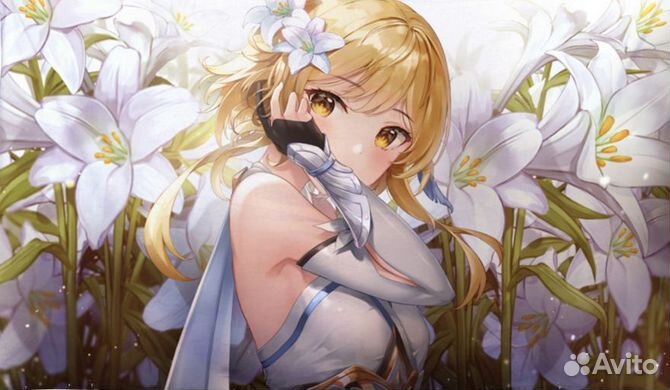 Полотенце пляжное микрофибра новое Genshin