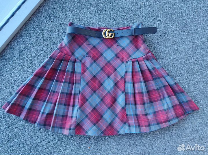Юбка в клетку