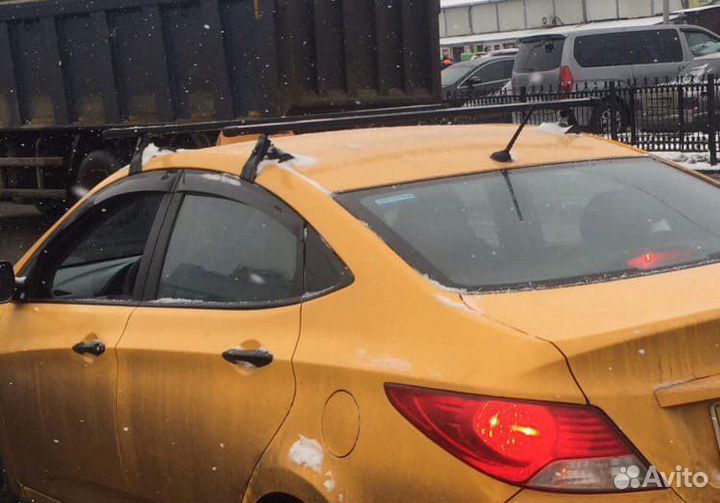 Багажник на крышу hyundai solaris