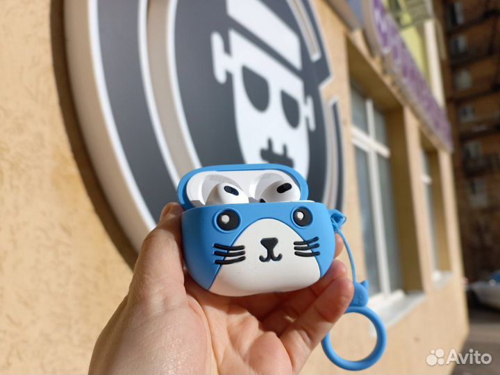 Наушники беспроводные hoco. в милом чехле