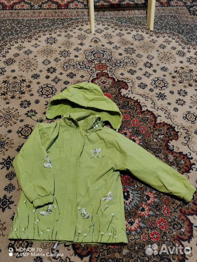 Ветровка для девочки 98