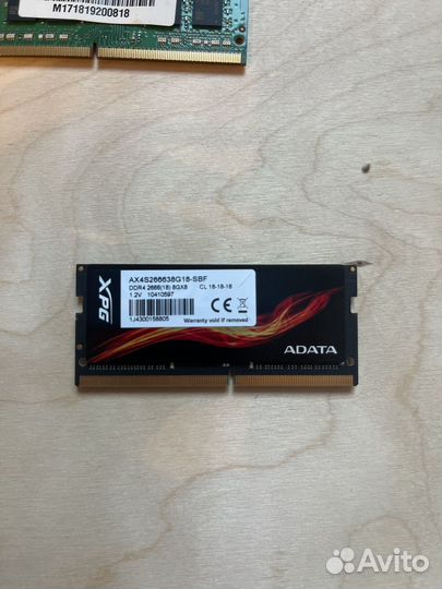 Оперативная память adata ddr4 sodimm 2666 8Gb