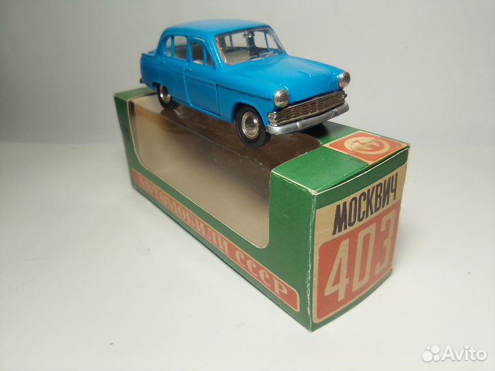 Москвич 403 модель СССР 70х гг, масштаб 1:43