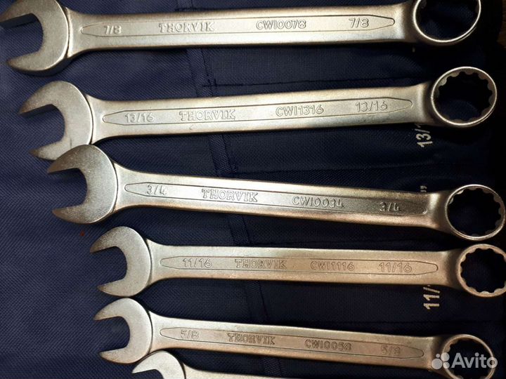 Набор ключей дюймовых комбинированных