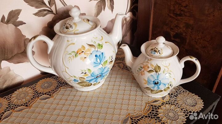 Набор заварочных фарфоровых чайников