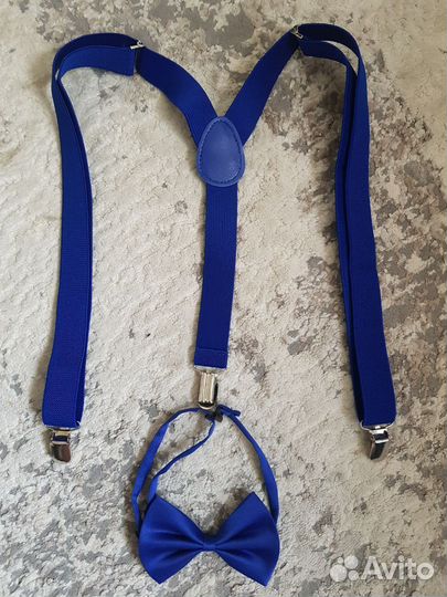 Подтяжки и бабочка