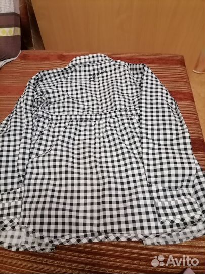 Рубашка в клетку для девочки