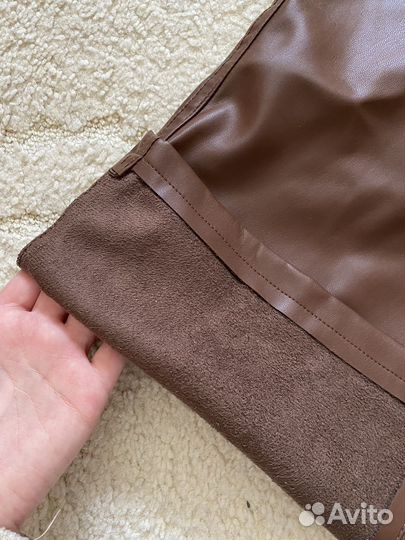 Брюки кожаные