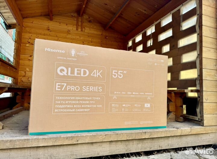 Новый Игровой Qled Hisense 55 144Гц 2024