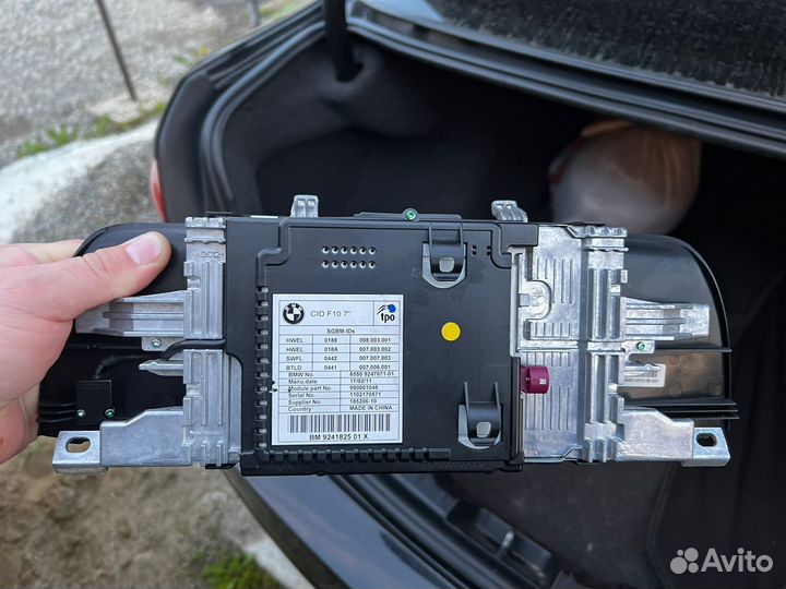 Монитор+голова bmw f10