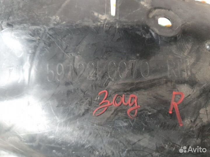 Подкрылок задний правый Subaru Impreza GH3 EL15