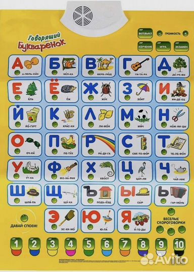 Электронный плакат Букваренок
