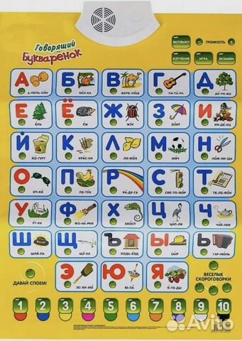 Электронный плакат Букваренок