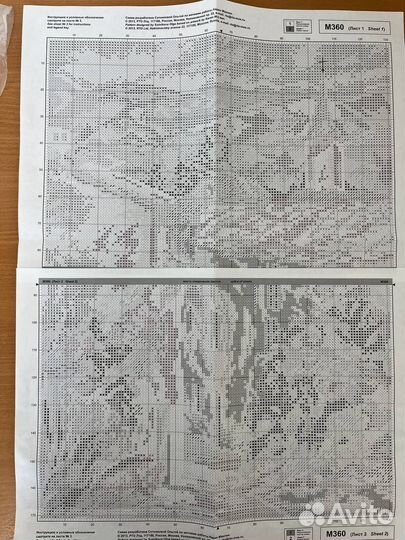 Вышивка крестиком набор остатки