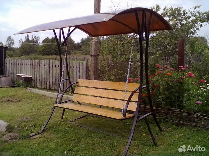 Садовые качели подвесные