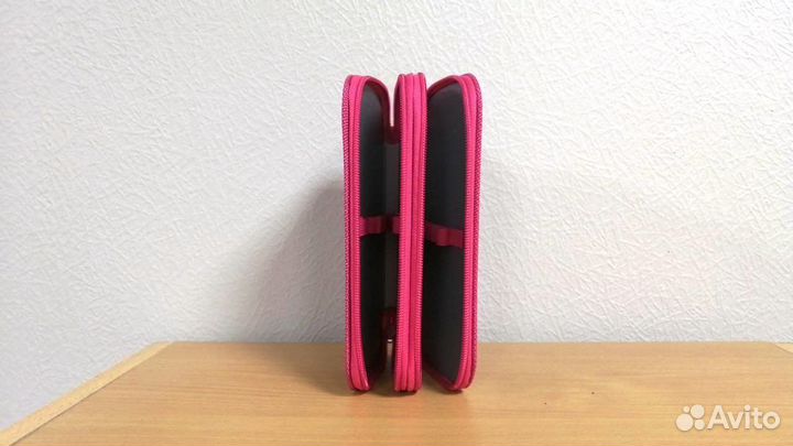 Пенал для девочки с отделениями (Розовый)