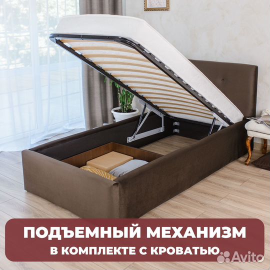 Кровать с подъемным механизм