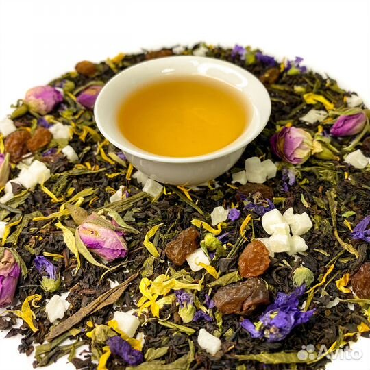 Чай зеленый и черный купаж 1001 ночь