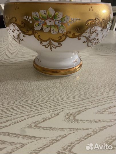 Ваза для фруктов богемия