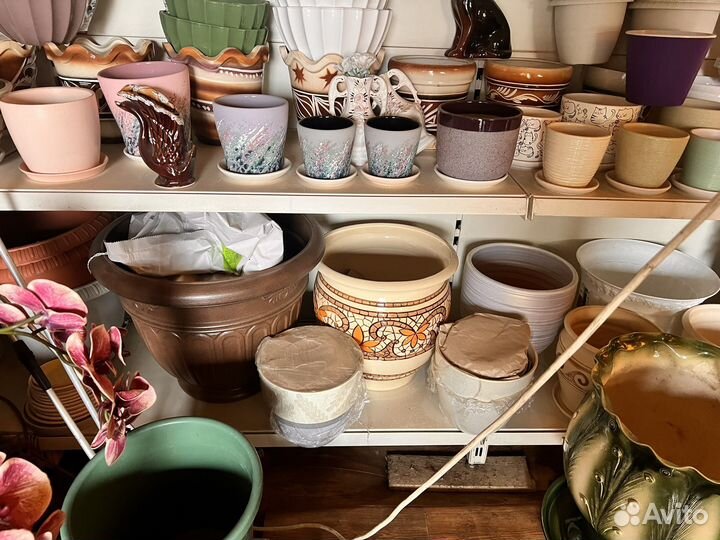 Керамические горшки