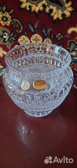 Хрустальная конфетница bohemia