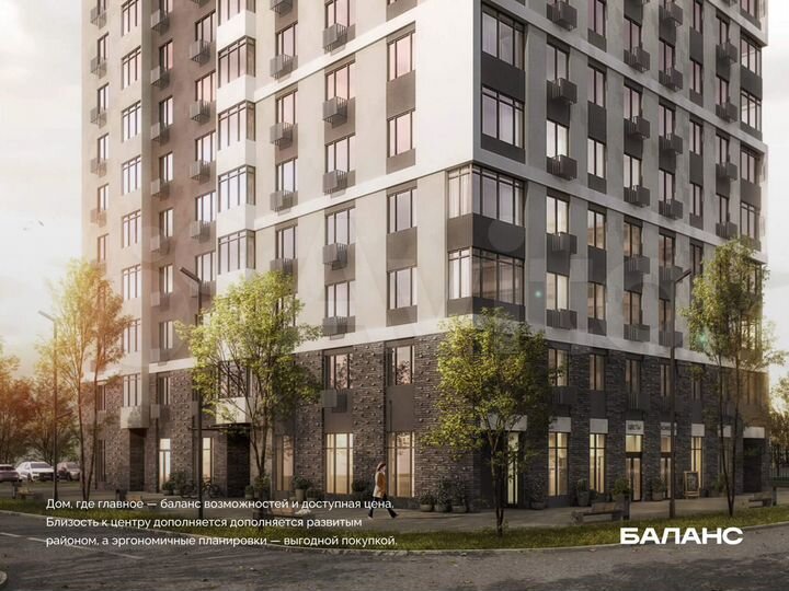 2-к. квартира, 58,7 м², 23/23 эт.