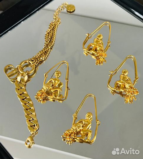 Серьги Браслет Dior