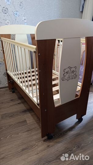 Детская кровать с матрасом отдам