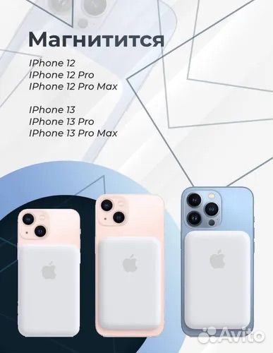 Беспроводное Зарядное Повербанк MagSafe